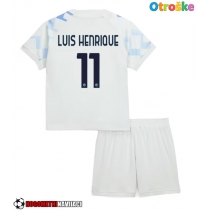 Otroške Nogometnih dresov Inter Milan Luis Henrique #11 Gostujoči 2025-26 Kratki rokavi (+ hlače)